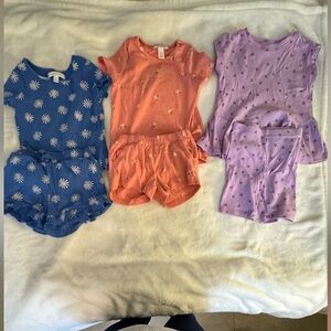 Cat & Jack Kids Matching Sets - Blue, Orange, Purple